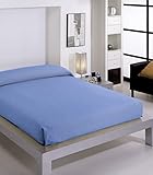 DHESTIA - Manta de Cama Hotel de 400 gr Cama 90/105, Cama 135/150 Manta Ibiza (160x240 cm - Cama 90/105, Azúl)