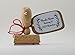 Produktbild Webermann personalisierbarer Holz Stempel mit Namen & Adresse - 35 x 50 x 80mm Adressstempel individualisierbar - Stempel für Grußkarten, Hochzeit, Firmung, Taufe