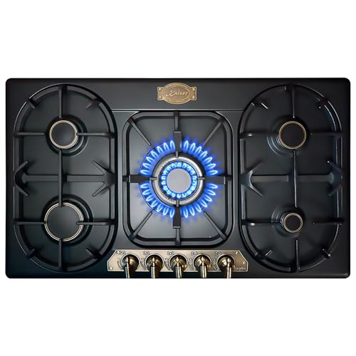 Kaiser Gaskochfeld 90 cm KG 9325 Em Turbo Wokbrenner, Retro...