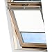 Produktbild MCTECH Dachfenster Rollo Sonnenschutz Verdunkelung Thermorollo Jalousien Rollos (P08/408, Weiß)