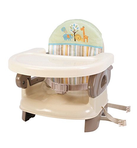 Summer Infant Deluxe Comfort FEEDING SEAT, 2 in 1 Folding Infant BOOSTER, Tan