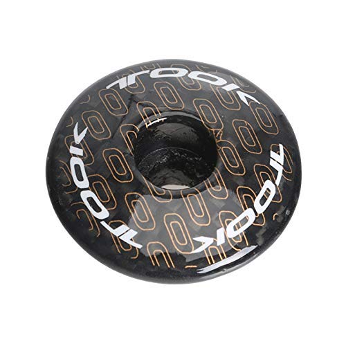 Toseek 1 1/8" 3K Full Carbon Fiber Cycling Headset Stem Top Cap
