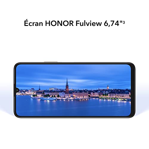 HONOR X7 Telephone Portable Débloqué, Smartphone Android 11, Batterie 5000mAh Charge rapide 22,5W, Écran FullView 6,74" 90Hz, Quad caméra 48MP, 4 + 128Go, Snapdragon 680, Double SIM, Argent