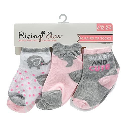 Rising Star Elephant Baby Socks (12-24 Months)