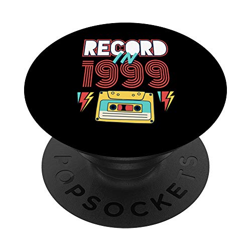 Regalo Cinta de cassette de 21 años 1999 21 cumpleaños PopSockets Agarre y Soporte para Teléfonos y Tabletas