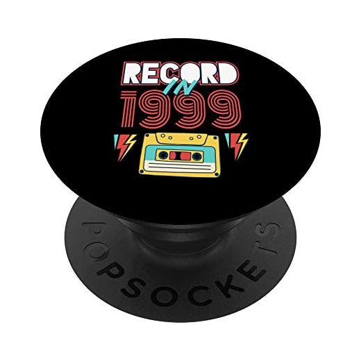 Regalo Cinta de cassette de 21 años 1999 21 cumpleaños PopSockets Agarre y Soporte para Teléfonos y Tabletas