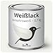Produktbild Berico Weisslack - 0,7 Kg - Helles Weiß (ähnl. Verkehrsweiß RAL 9016) - Seidenmatt - 3in1 Grundierung & Deckfarbe - Hohe Beständigkeit & Deckkraft - UV-Schutz - Holz, Metall, Kunststoff
