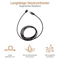Amazon Basics USB 3.0-Verlängerungskabel (A-Stecker auf A-Buchse) 3 m (Abwärtskompatibilität zu USB 2.0 und 1.1), Schwarz, Kompatibel mit Personal Computer – Ansicht 2