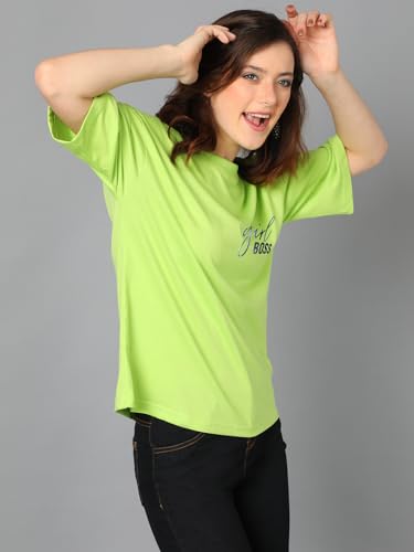 Image of KOTTY Women's Solid Oversized Fit T-Shirt