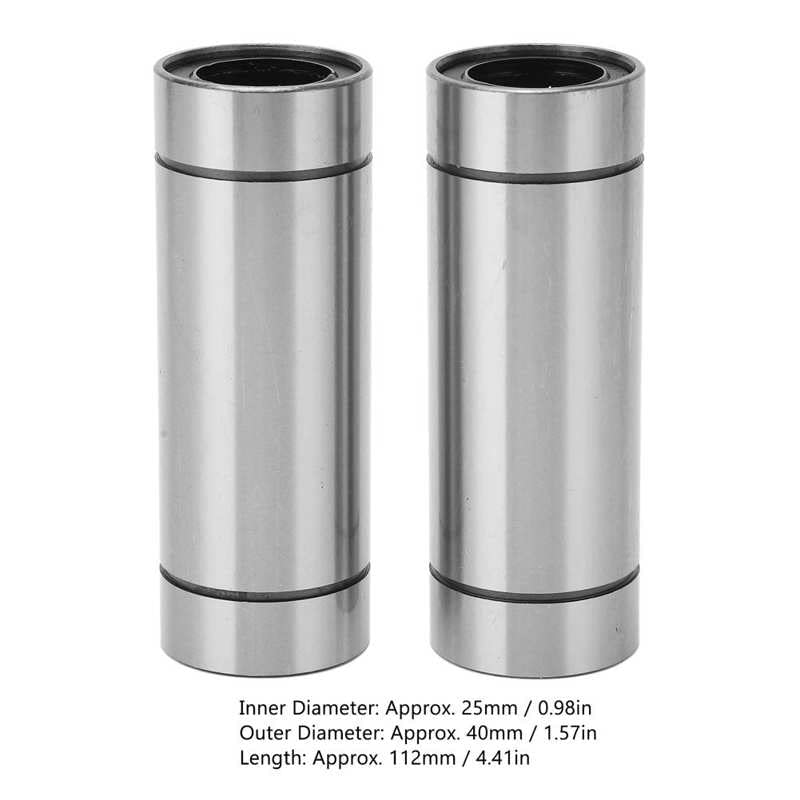Linear Ball Bearing Fast Running Speed CNC Linear Bearings LM25LUU for Part Replacement