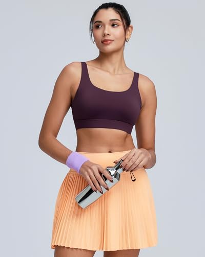 Image of RUNNING GIRL Sports Bra for Women High Support, Molded Cup High Impact Sports Bras with Sewn in Pads Workout Running Bra