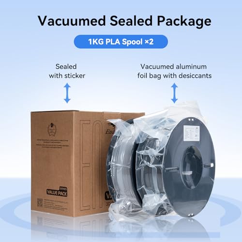 creality pla filament 175mm pla 3d printer filament 2kg cardboard spool 44lbs dimensional accuracy - 002mm fit most fdm printer red amp blue 2-pack
