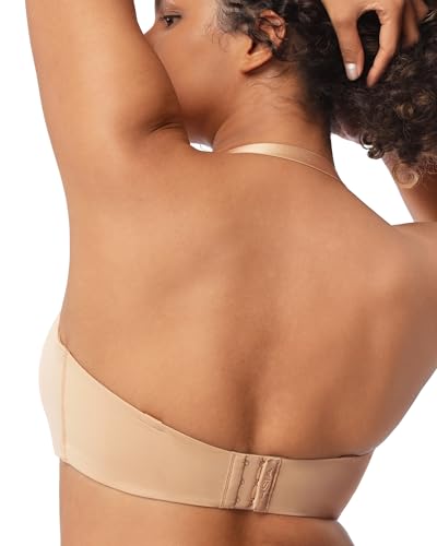 HSIA Strapless Bra for Big Bust Women, Plus Size Full Coverage Bandeau Fiery Bra Anti-Slip Underwire Support for Large Breast3