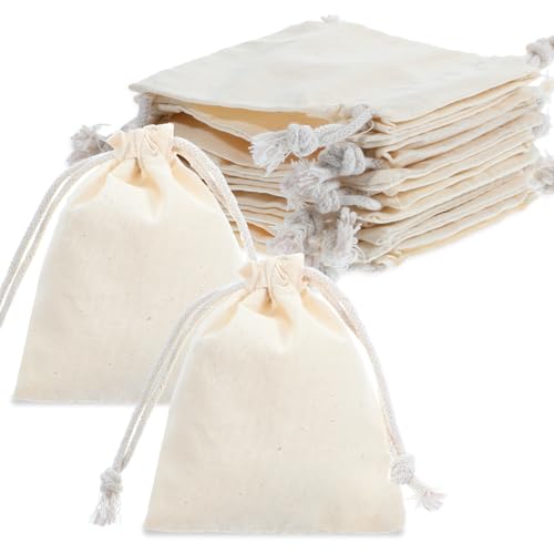Tyqour 12 Stück Klein 8x10cm Stoffbeutel Jutebeutel Kleine Jutesäckchen mit Kordelzug Stoffsäckchen Baumwollsäckchen Jute Beutel Baumwollbeutel Geschenksäckchen für Schmuck DIY Handwerk Hochzeit