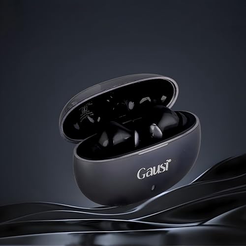 Image of Earbuds Truly Wireless Bluetooth with ANC, 60HRS Playback, 4 ENC Quad Mics, 40ms Low Latency for Gaming, Noise Cancelation, Type-C Fast Charging, Bluetooth 5.4, IPX5, Ear Buds TWS (Iconic Grey)