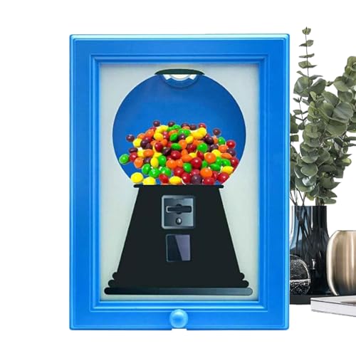 Süßigkeiten Spender Rahmen | Wandmontierter Kaugummiautomat | Süßigkeitenspender Bilderrahmen | Candy Dispenser Picture Frame | Party, Küche, Speisekammer, Wohnzimmer, Elegant, Schreibtisch, Zuhause Süßigkeiten Spender Rahmen | Wandmontierter Kaugummiautomat | Süßigkeitenspender Bilderrahmen | Candy Dispenser Picture Frame | Party, Küche, Speisekammer, Wohnzimmer, Elegant, Schreibtisch, Zuhause