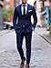 Mens Suits Slim Fit 3 Piece Business Wedding Tuxedo Jacket Vest Pants Suit Set Champagne