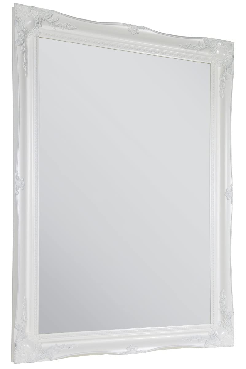 Milton Manor Shabby Chic Antique Style Rectangular Wall Mirror 3ft6 x 2ft6 107cm x 76cm
