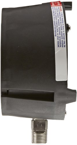 Ashcroft Type 1259 Fiberglass Reinforced Thermoplastic Solid Front Safety Case Dry Filled Process Pressure Gauge, Stainless Steel Tube and Socket, 4.5" Dial Size, 1/2" NPT Lower Connection, 0/60 psi Pressure Range - Thumbnail 2