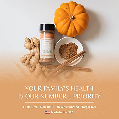 Pumpkin Spice Seasoning, 80g. Sugar Free Pumpkin Pie Spice Seasoning of Ground Cinnamon, Nutmeg, Cloves, Ginger, Allspice, and White Pepper - Thumbnail 3