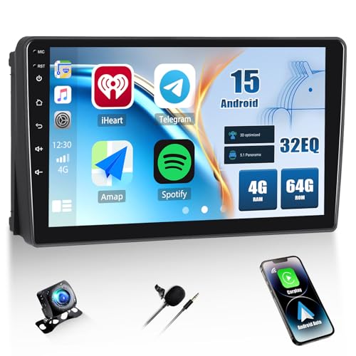 CAMECHO 4+64G 9 Zoll Autoradio für Ford Transit 2009-2016 Focus 2005-2008 mit Rückfahrkamera, Android 15 Wireless Carplay Bluetooth HD Radio mit Android Auto GPS WiFi FM/RDS Mirror Link +Canbus CAMECHO 4+64G 9 Zoll Autoradio für Ford Transit 2009-2016 Focus 2005-2008 mit Rückfahrkamera, Android 15 Wireless Carplay Bluetooth HD Radio mit Android Auto GPS WiFi FM/RDS Mirror Link +Canbus