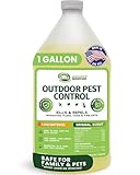 Mosquito Magician Liquid Concentrate – Kills Mosquitoes, Fleas & Fire Ants, Repels and Prevents Ticks – Essential Oil Yard Treatment Spray – for Sprayers, Foggers & Misting Systems – 1 Gal, Original