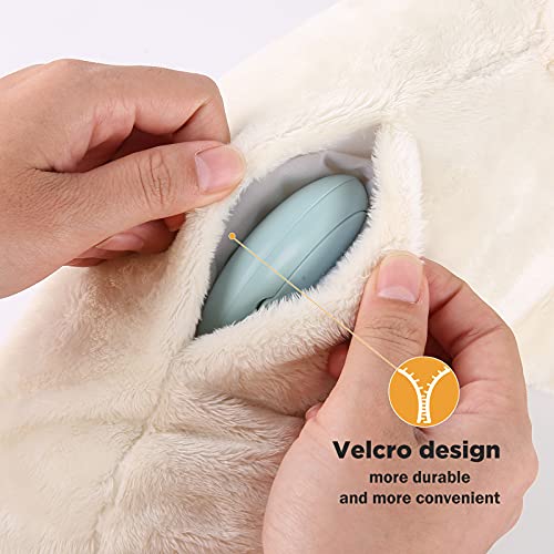 Weok Puppy Heartbeat Toy, Dog Heartbeat Toy For Separation Anxiety Relief, Puppy Toy With Heartbeat Stuffed Animal Anxiety Calming Behavioral Aid Plush Toy For Dogs Cats Pets (White+) #TOP7