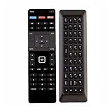 XRT500 Replace QWERTY Dual Keyboard Remote Control fit for Vizio LED Smart TV with 3 Shortcut APP...