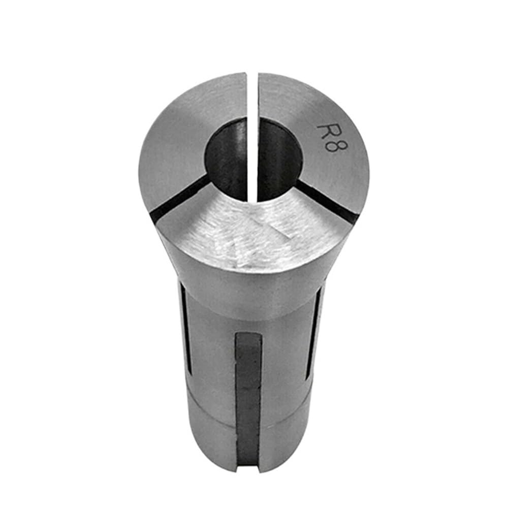 R8 Collet Milling Machine R8 Collet Metric M12 British 7/16 Clamping Size Milling Tool Holder R8 Collet Chuck Set Machine Parts(Metric Thread (M12),11MM)