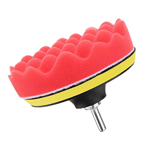 L 12PCS 125mm Svampbil Polisher Waxing Pads Buffing Kit för båtbil Polsk buffertborrhjul Polerare tar bort repor