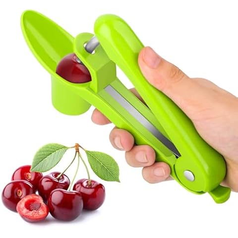 Heavy Duty Cherry Pitter Tool with Stainless Steel Cover