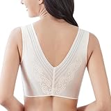 MOONBADI BH ohne bügel hellgelb Damen Sport BH Bustier Comfort BH Gepolsterter Push UP Ohne Bügel Yoga Fitness Dirndl BH 105E