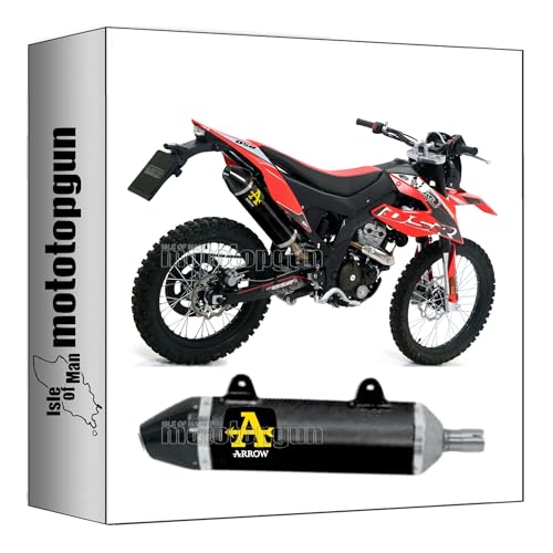 Pot echappement approuve thunder aluminium noir pour moto 125cc