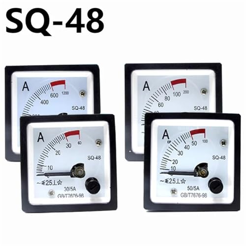 Amperímetro de panel analógico 48x48mm para control de corriente en maquinaria 2