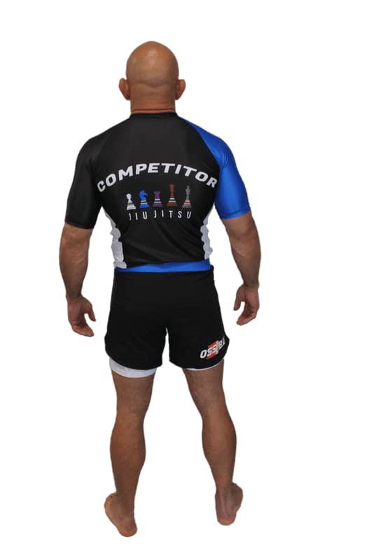 OSS Sports Conjunto Competitor BJJ, Cinturón Azul, L para Hombre