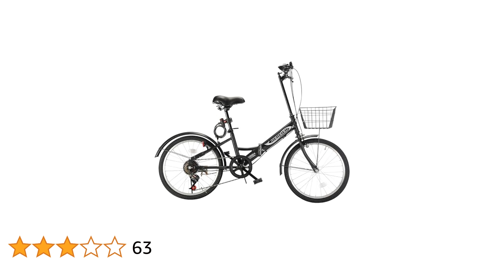 JOBike 折りたたみ自転車 シルバー 折りたたみ自転車 20インチ シマノ6段変速ギア 折畳み 自転車