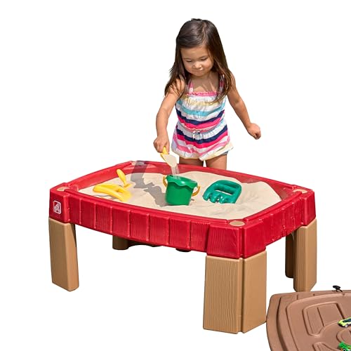 Step2 Naturally Playful Sand Table, Kids Sand Activity Sensory Table, 5 Piece Accessory Kit, Toddler Summer Outdoor Toys, 2+ Years Old by Step2 - Image 5