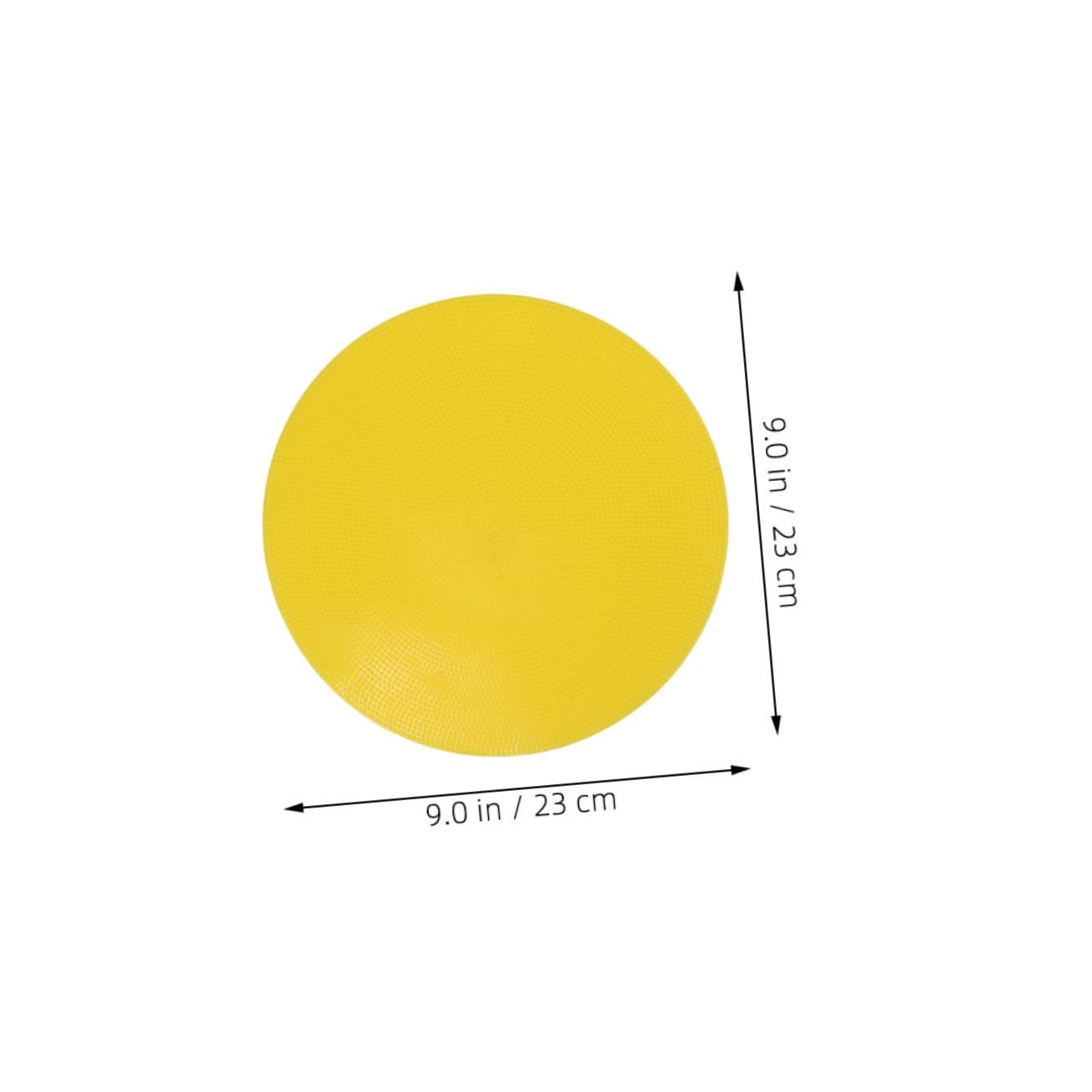 Mikikit Marqueurs à Disque Plat Visibilité Améliorée Lot de 8 en PVC Revêtement Anti-UV pour Entraînement de Football et Exercices D'agilité Sportive