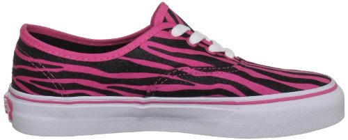 Image of Vans Girl's Fashion Sports Canvas Trainer, Zebra Glitter Hot Pink Black, 6 us