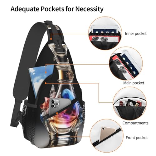 Bolso tipo sling unisex para viaje y senderismo miniatura 3
