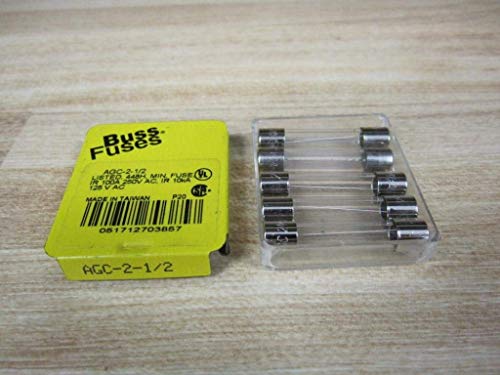 Fusible AGC 2.5A 250VAC idéal pour restaurer vos appareils de salon