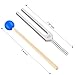 EASTROCK 432 Hz Tuning Fork with Silicone Hammer and Cleaning Cloth,Clinical Grade Nerve/Sensory for Perfect Healing Musical Instrument and Stress Reliever Healing Tuning Fork