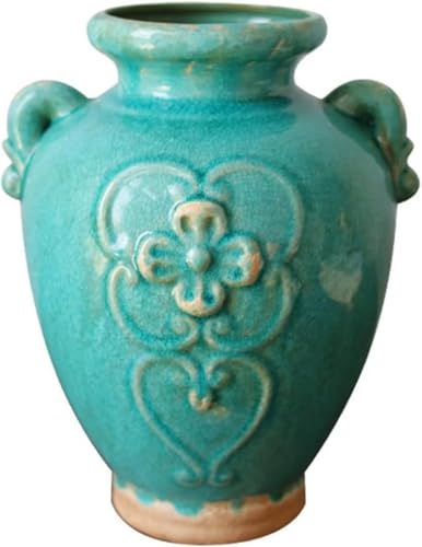 Vase en céramique vintage pour embellir votre table de salle à manger champêtre