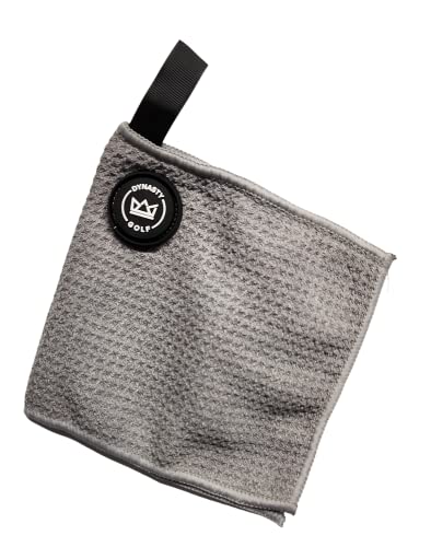 Image of Golf Ball Towel - Small Magnetic Greens Towel - Golf Ball Cleaner for Around The Greens - Pocket Towel and Magnet Hand Towel