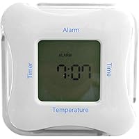 Amazon.co.jp: トレードワン くるりんクロック&タイマー ホワイト 8