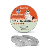 Katzenhalsband mit ätherischen Ölen – Pflanzenbasierte Formel, Leicht & Verstellbar – Für einen sanften Alltagsbegleiter 2er Pack