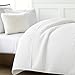 ARlinen 100% Tencel Cotton Waffle Blanket, Lightweight, Breathable, Soft All-Season Bed Blanket for Couch, Sofa, Perfect for Hot Sleepers, Cal King (96x108), White