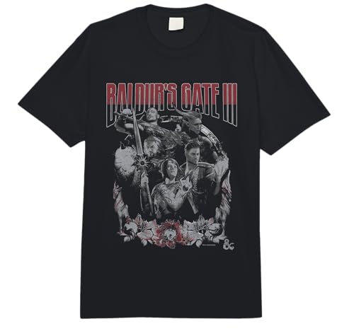 Dungeons & Dragons Baldur's Gate 3 Early Character Concepts Comfort Colors Adult Heavyweight T-Shirt