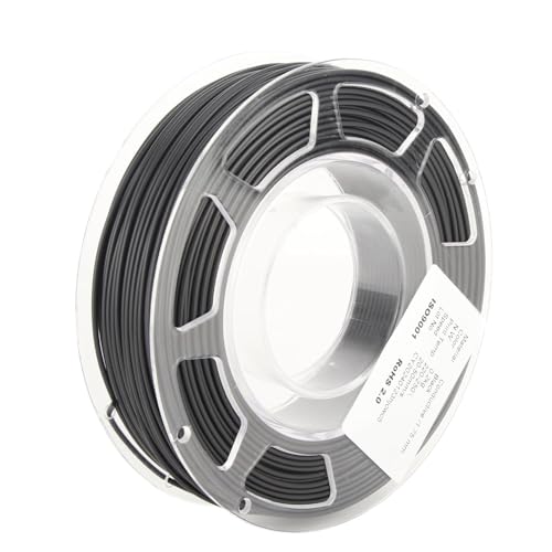 Reemplazo de Filamento PLA Conductor 1,75 Mm Consumible de Impresión a Alta Temperatura Accesorio para Impresora 3D 20-50 Mm/s Fácil de Imprimir