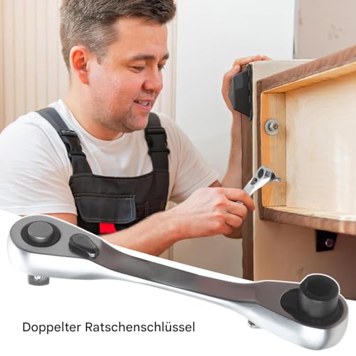 Clé à cliquet 1/4" : la solution pour visser en zone étroite - 4
